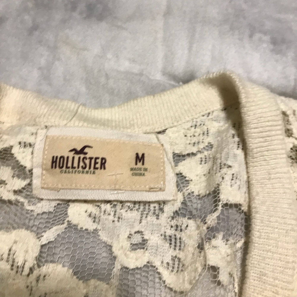 Cream knit sweater